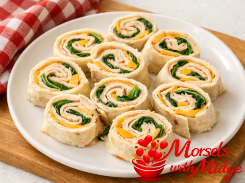 Midge’s High-Protein Turkey & Cheese Pinwheels