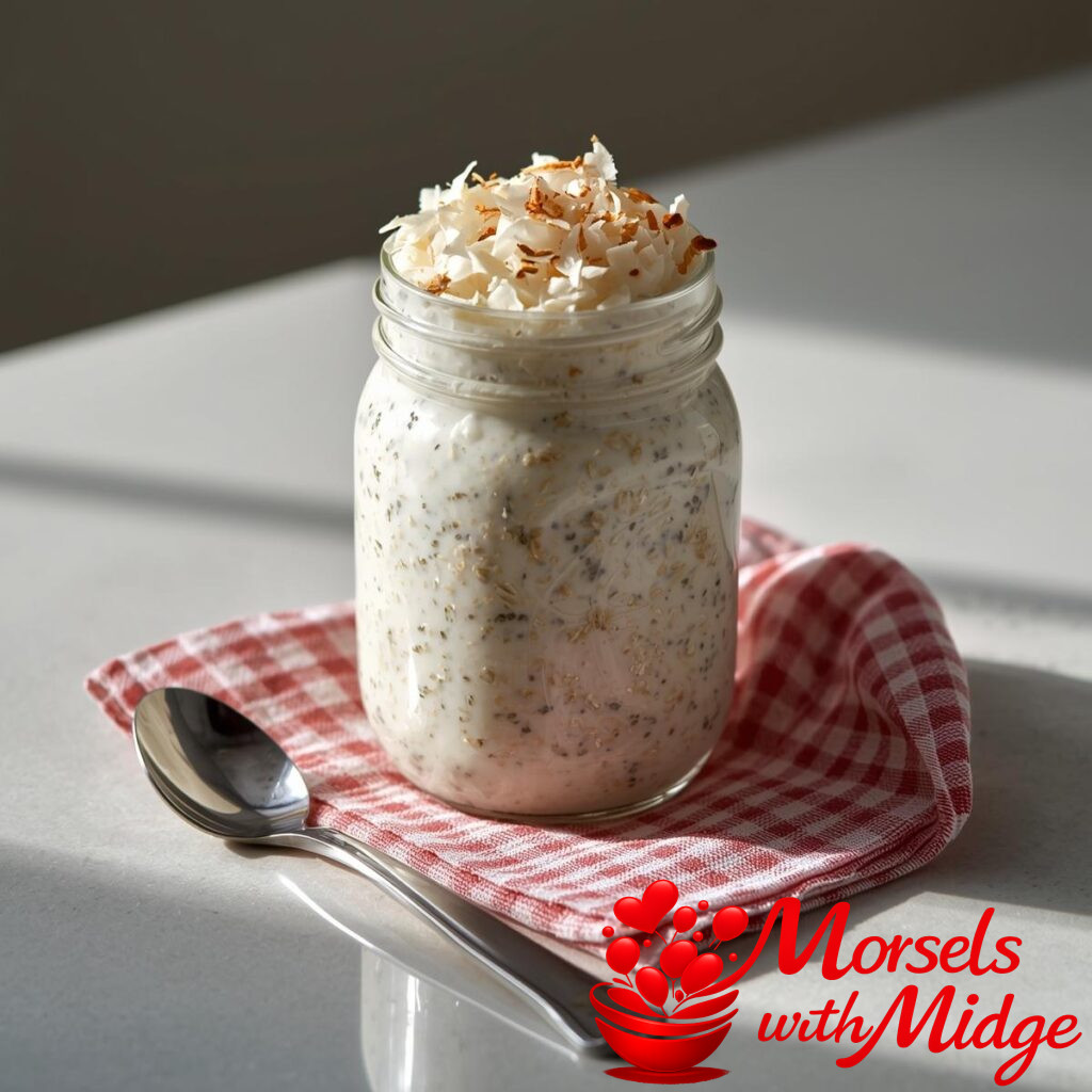 Coconut Cream Pie Overnight Oats