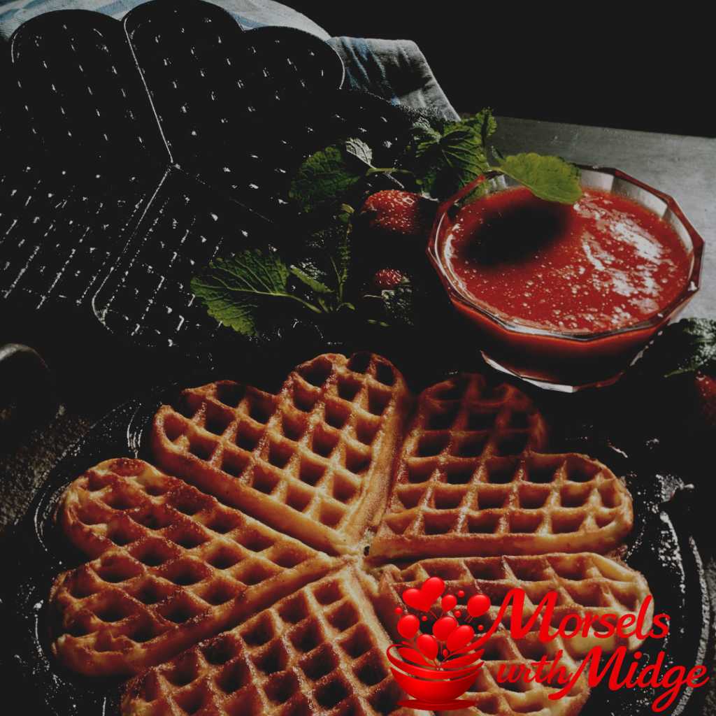 Midge’s 3-Ingredient Protein Waffles