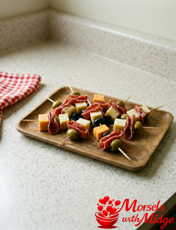 Cheese, Salami & Olive Picks