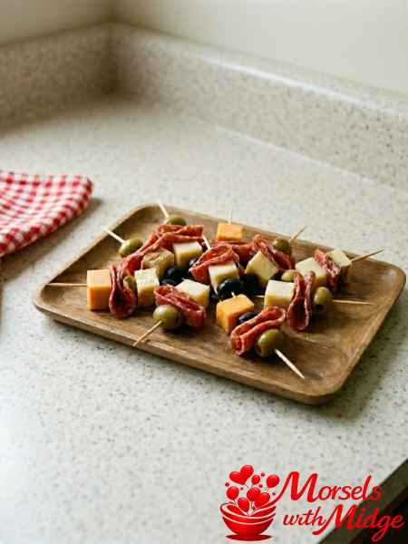 Cheese, Salami & Olive Picks