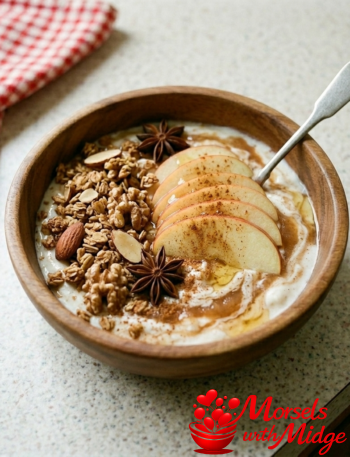 High-Protein Apple Cinnamon Skyr Breakfast Bowl