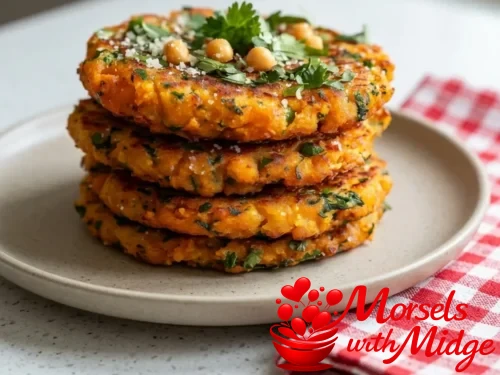 Crispy Chickpea & Sweet Potato Fritters