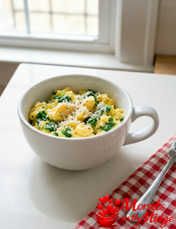 Spinach & Parmesan Egg Mug