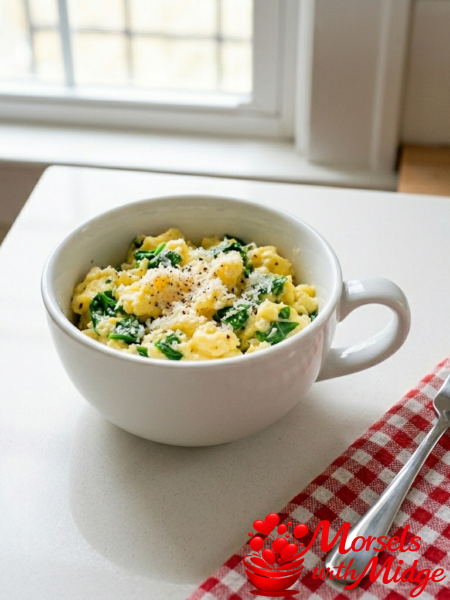 Spinach & Parmesan Egg Mug