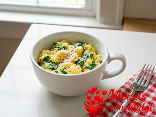 Spinach & Parmesan Egg Mug